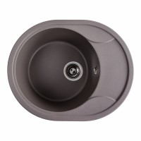 Гранітна мийка для кухні Platinum 5847 ONYX матова Дюна