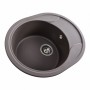 Гранітна мийка для кухні Platinum 5847 ONYX матова Дюна