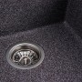 Гранітна мийка для кухні Platinum 4040 RUBA матовий мікс