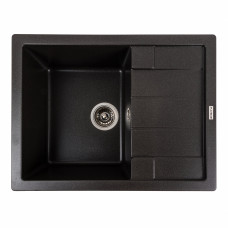 Гранітна мийка для кухні Platinum 6550 INTENSO матовий Моріон