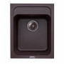 Гранітна мийка для кухні Platinum 4050 KORRADO матова Мокко
