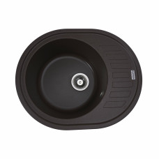 Гранітна мийка для кухні Platinum 6250 SOUL матова Мокко