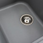 Гранітна мийка для кухні Platinum 7950 Equatoria глянець Сірий металік
