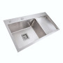 78*43 L Мийка нержавійка Platinum Handmade (квадратний сифон,3.0/1.0)