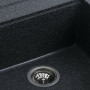 Гранітна мийка для кухні Platinum 5149 FIESTA матова Графіт