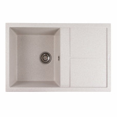 Гранітна мийка для кухні Platinum 7950 Selena матова Топаз