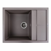 Гранітна мийка для кухні Platinum 6550 LOTOS матова Дюна
