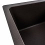 Гранітна мийка для кухні Platinum 6250 ZIRKONE матова Темна скеля