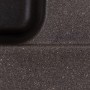 Гранітна мийка для кухні Platinum 6250 ZIRKONE матова Темна скеля