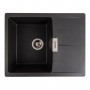 Гранітна мийка для кухні Platinum 6250 ZIRKONE матовий моріон