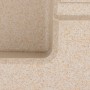 Гранітна мийка для кухні Platinum 7843 SOLID матовий Сафарі