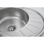 Кухонна мийка з нержавіючої сталі Platinum САТИН 5745 (0,6/170 мм)