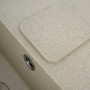 Гранітна мийка для кухні Platinum 7850 CUBE матова Сафарі