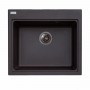 Гранітна мийка для кухні Platinum 5852 VESTA матова Мокко