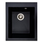 Гранітна мийка для кухні Platinum 4150 SOKIL матова (чорна)