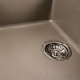 Гранітна мийка для кухні Platinum 7850W TOSKANA матовий Титан