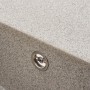 Гранітна мийка для кухні Platinum 7950 AZURIT матовий Сірий