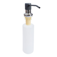 S02 дозатор для рідкого мила Platinum СІРИЙ МЕТАЛІК