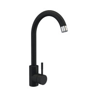 Змішувач кухонний Platinum NS01 (3008A-NA) Чорний Металік