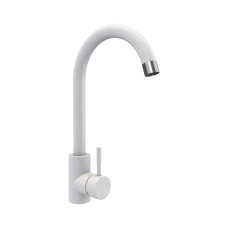 змішувач кухонний Platinum NS01 (3008A-NA) Білий в крапку