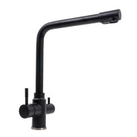 Змішувач під фільтр Platinum KT 8201 (8626) Чорний матовий