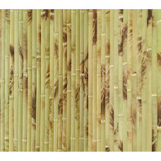Бамбукові шпалери черепахові, зелені, полоса 17 мм.  - 2,0 м 