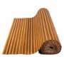 Бамбукові шпалери темно/світлі, полоса 17/5 мм. - 2,0 м
