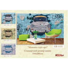 Декоративна деколь "Машина стріт-арт"