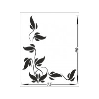 Трафарет угловая лоза 75*90 см