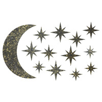 Декор з рідких шпалер Зоряне небо 1