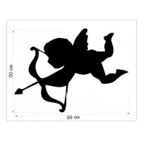 Трафарет для рідких шпалер - Ангелок