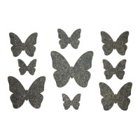 Декор з рідких шпалер Метелики  3