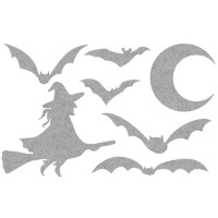 Декор из  жидких обоев Хеллоуин 6