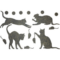 Декор з рідких шпалер Коти 3