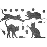 Декор з рідких шпалер Коти 4