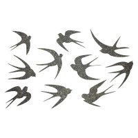 Декор з рідких шпалер Ласточки 3