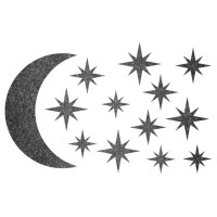 Декор з рідких шпалер Зоряне небо 4