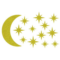 Декор з рідких шпалер Зоряне небо 5