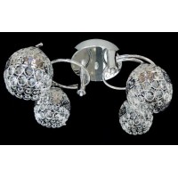 Люстра Sirius Ю 9782B/4 CR (на 4 плафони)