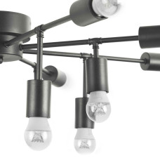 Люстра металева виробництво Sirius PR 1058/16 (чорний)