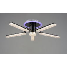 Люстра світлодіодна акрилова Sirius B YH1008/5 GD+BK 66W