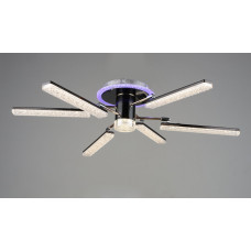 люстра світлодіодна акрилова Sirius B YH1008/6 GD+BK 76W