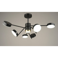 Люстра світлодіодна акрилова Sirius B N4182/6 84W BK