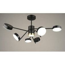 Люстра світлодіодна акрилова Sirius B N4182/6 84W BK