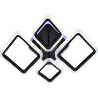 Люстра світлодіодна акрілова Sirius LI8822/2+2 BK (RGB) 88W+8W