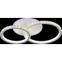 Люстра світлодіодна акрілова Sirius DK5864/2 WH (RGB) 116W+6.5W