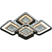 Люстра світлодіодна акрілова Sirius C7050/5C WH+BK (334W)