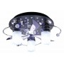 Люстра світлодіодна космос Sirius N 8312-3 (BK+CR)