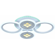 Люстра світлодіодна акрілова Sirius LI8860/4A WH (RGB) 92W+7W