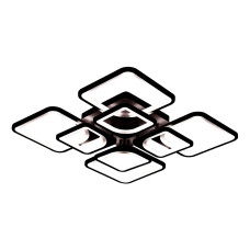 Люстра світлодіодна акрилова стельова Sirius 6109-8 BK 138W